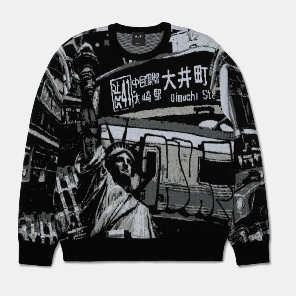 HUF Worldwide Commuter Sweater